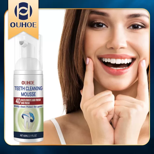 ouhoe teeth whitening mousse